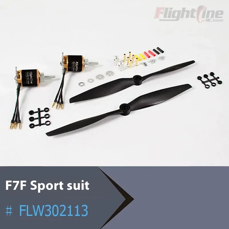 FreFukFlightline-Accessoires d'avion F7f, Fuselage, Ailes principales, Queue verticale, Queue plate, Train d'atterrissage, Carénage, Cockpit