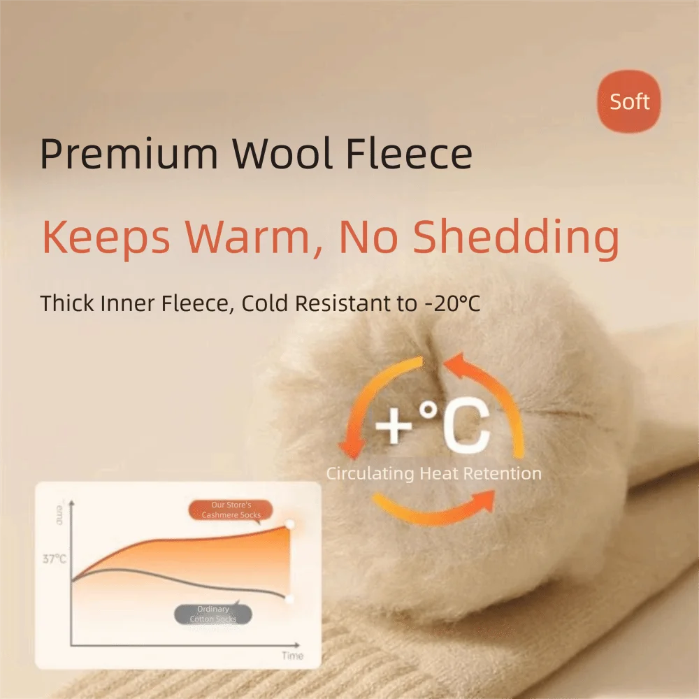 1 par de calcetines suaves hasta la rodilla de Color sólido, calcetines gruesos con forro polar para mujer, calcetines largos que mantienen el calor, Otoño e Invierno