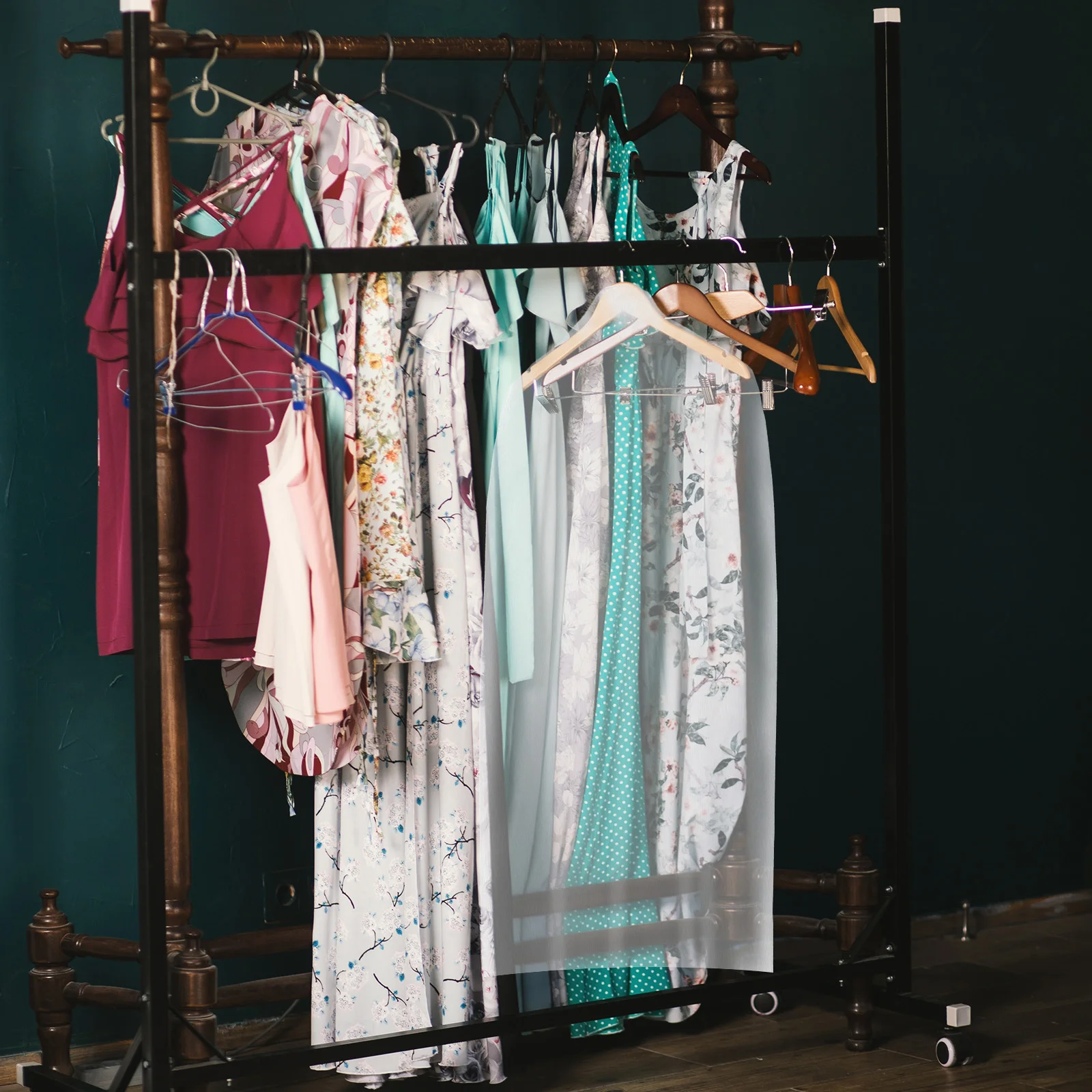 

Premium Dustproof Garment Bag Wedding Dress Cover Transparent Dress Storage Bag