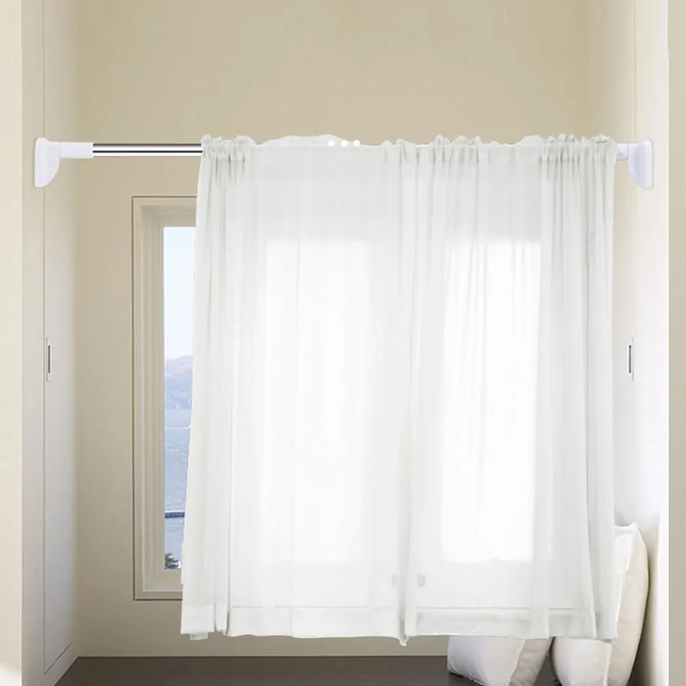 

Stainless Steel Adjustable Retractable Clothes Rod Punch Free Closet Bar Telescopic Clothing Pole Wardrobe Clothes Hanging Rods