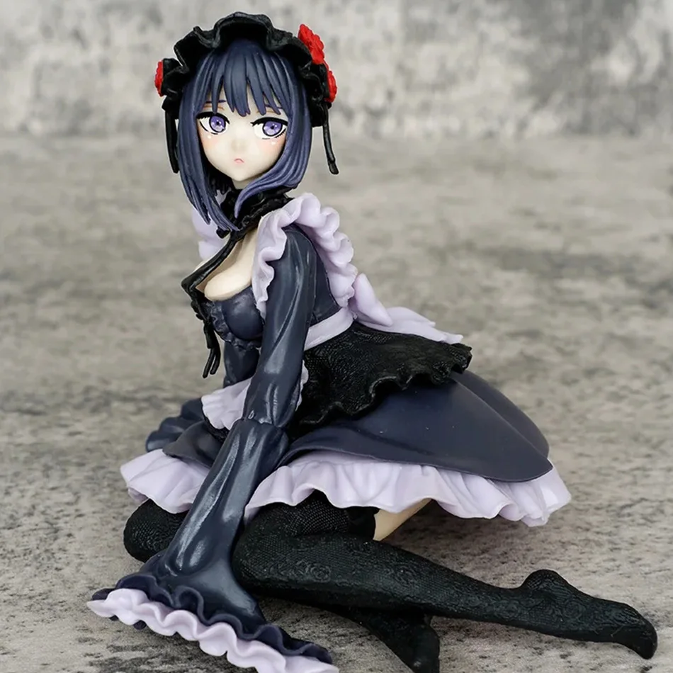 마이 드레스업 달링 애니메이션 피규어 블랙 메이드 의상 키타가와 마린 액션 피규어 시즈쿠 쿠로에 피규어 컬렉션 모델 장난감