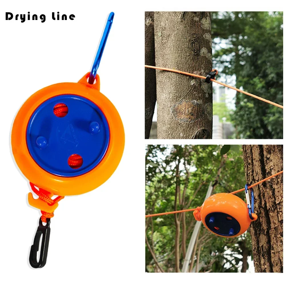 

Retractable Clothes Drying Rack Rope Outdoor Portable Clothesline Storage Clothing Line for Laundry Drying Line Camping