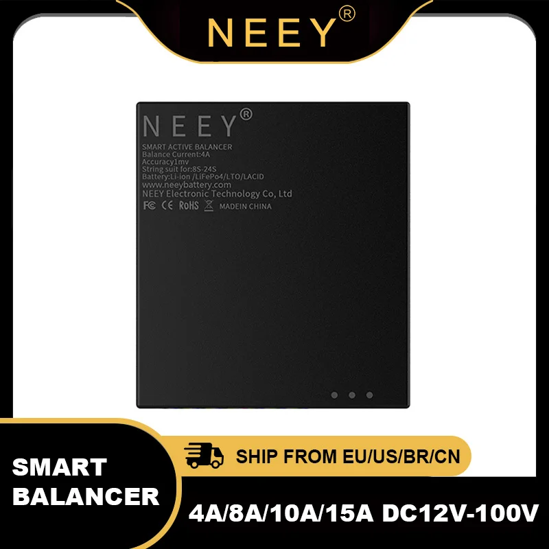 4TH NEEY 4A 8A 10A 15A Smart Active Balancer 3S 4S 5S 6S  8S 14S 16S 20S 24S Lifepo4 / Li-ion/ LTO Battery Fast Delivery from EU