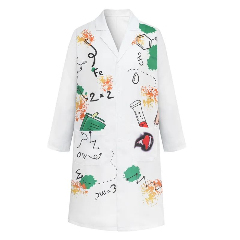 ชุดคอสเพลย์นักวิทยาศาสตร์สุดหลอนสำหรับงานแสดงบนเวที ชุดการแสดงพ่อแม่ลูก ชุดมอนสเตอร์วิทยาศาสตร์มืออาชีพ R...