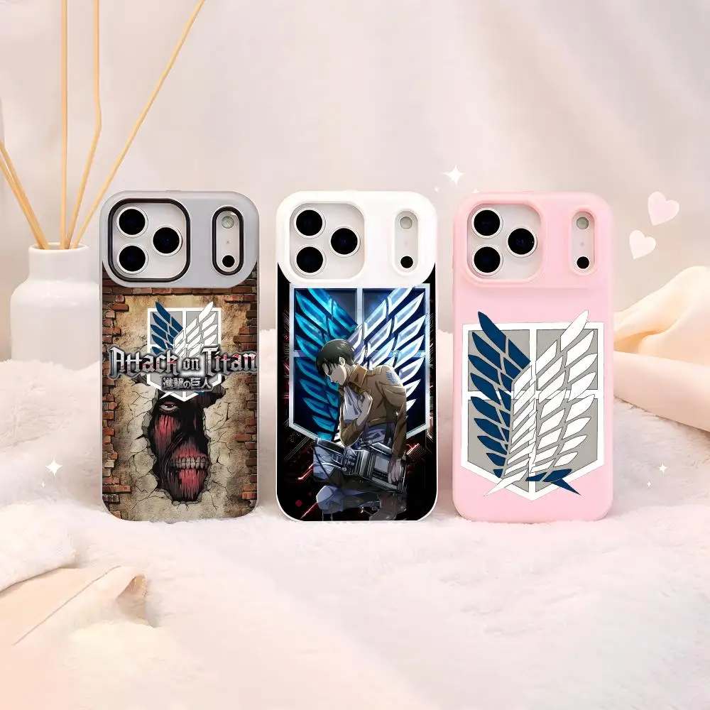 Funda para Teléfono Anime Attack on Titan, Transparente, para iPhone 12-17, TPU Suave, Antigolpes, Antiamarilleo, Ultra Delgada y Ligera