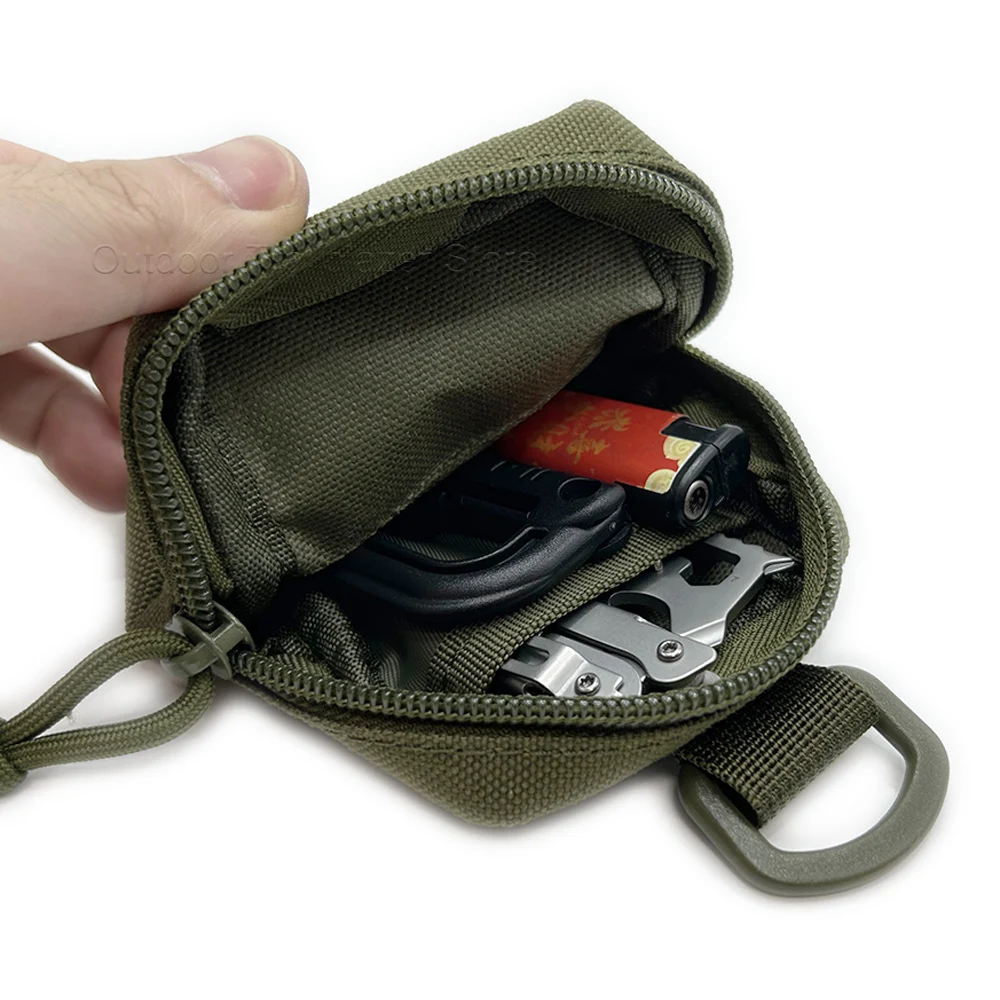 Taktische Mini-MOLLE-Tasche, kompakte Mehrzweck-EDC-Batterie-Zigarettenetui-Kartenhalter-Gürteltasche für Jagd, Trekking, Laufen, Camping – Detail 8