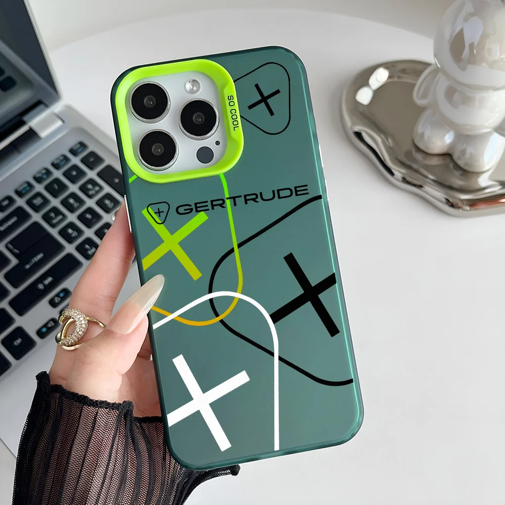 حافظة لهاتف آيفون 16e 16 15 14 13 12 11 mini Pro Max X XR XSMAX 8 7 Plus غطاء مضاد للسقوط غير لامع