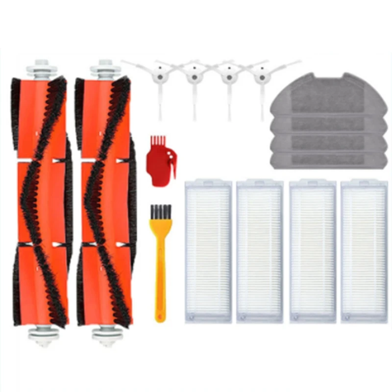 

Акция! Hepa фильтр для робота-пылесоса Xiaomi Mi 2 Pro Lite, Швабра, ткань, основная боковая щетка, комплект аксессуаров для пылесоса Mijia