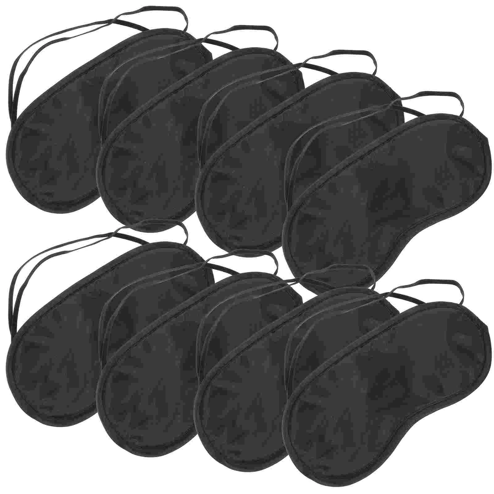 16 Pcs Disposable Eye Mask Shades Skin Care Headphone Dimmable Cover Polyester Comfortable Masks Sleeping