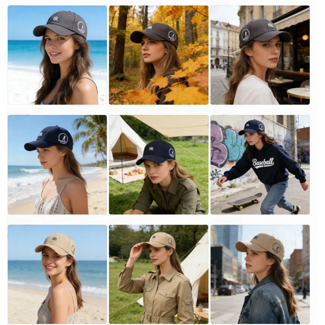 Hot Sale Baseball Embroidery Dad Hat Women Men Fashion Casua