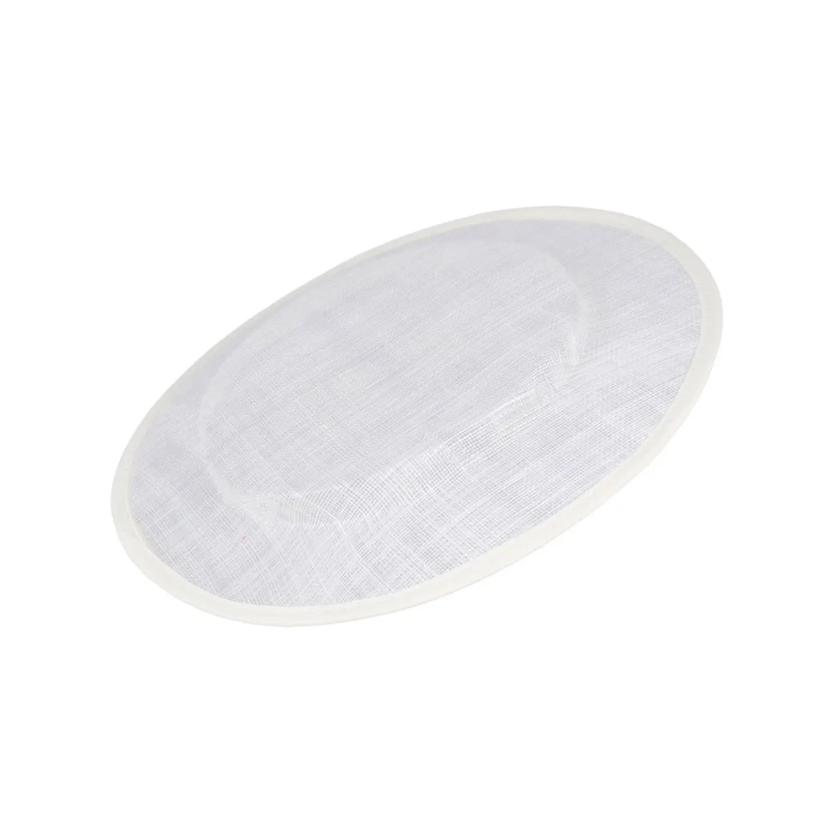 

Wommen Sinamay Base Light Grey Millinery Hat Round Base For Cocktail Fascinator Diy Craft Accessory Yarn Decor Eco-Friendly Hat