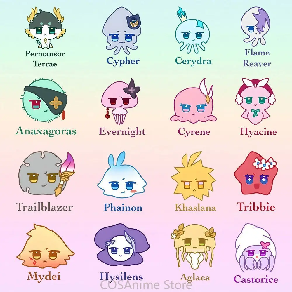 

Honkai: Star Rail Chrysos Heirs Косплей Аниме милые наклейки украшения ноутбук телефон чемодан этикетка для ноутбука канцелярские наклейки