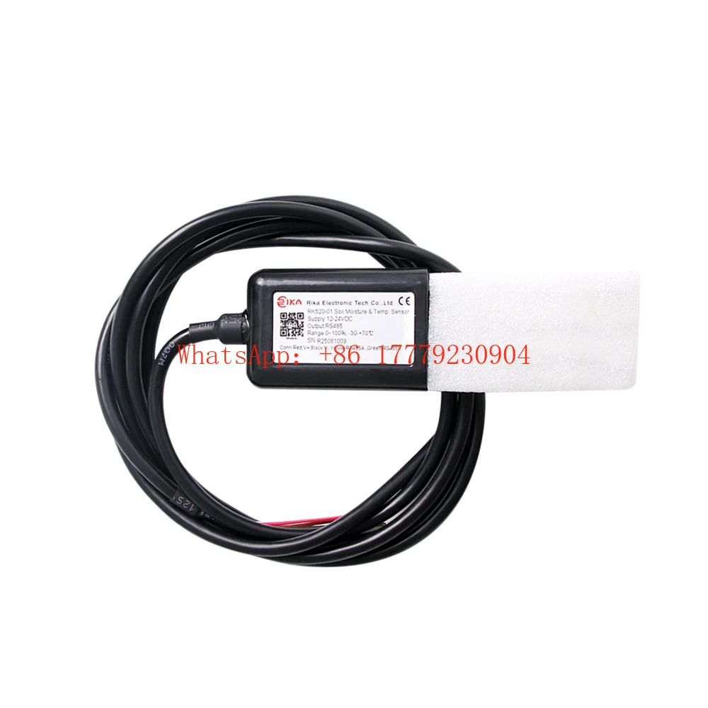 

RK520-01 FDR RS485 4-20mA 0-5V Output Agriculture Soil Temperature Moisture Sensor 4-20mA Transmitter Probe Manufacture