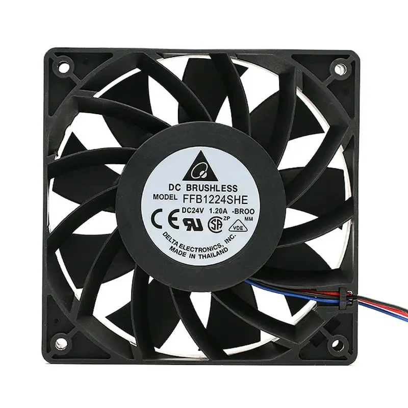for Delta 12038 24V 1.2A 12cm Double Ball Bearing Cooling Fan New Imported High Quality Silent Computer Case Cooler