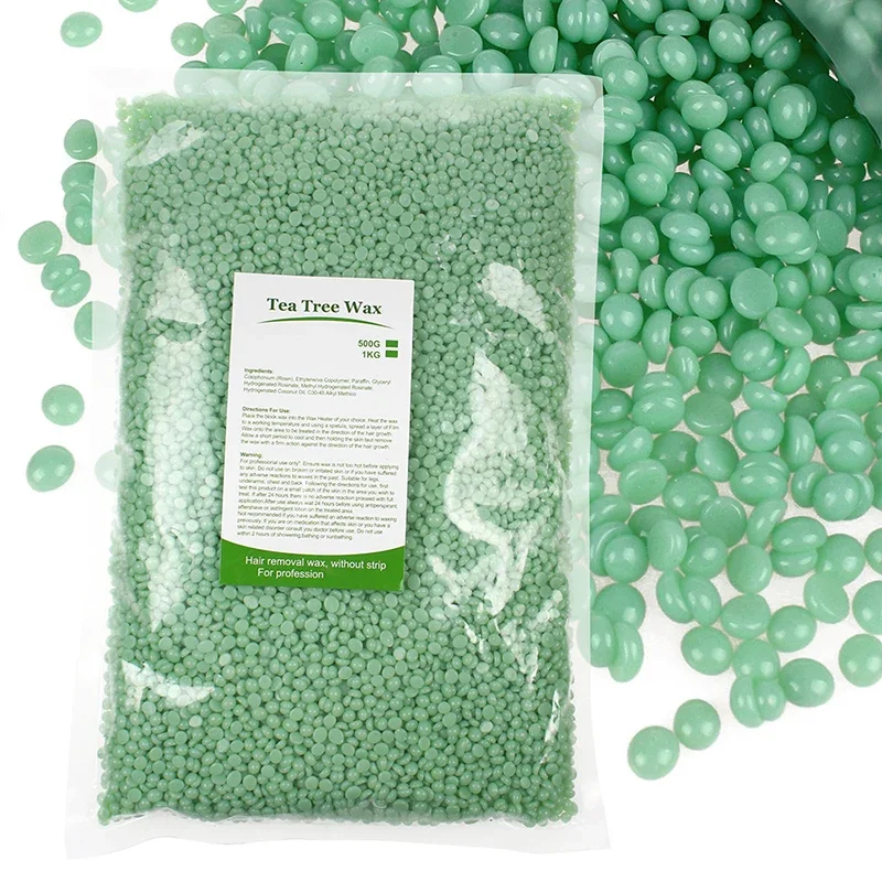 Wax Beans 500g/1000g Depilatory Hot Film Painless Waxing Beads Hard Wax Beans Heating Wax Machine Bikini Face Body Hair Removal