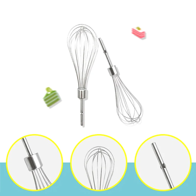 Batidor de huevos de acero inoxidable, Espumador de huevos de 12 cables, suministros de postre hechos a mano para batir y agitar, 1 ud.