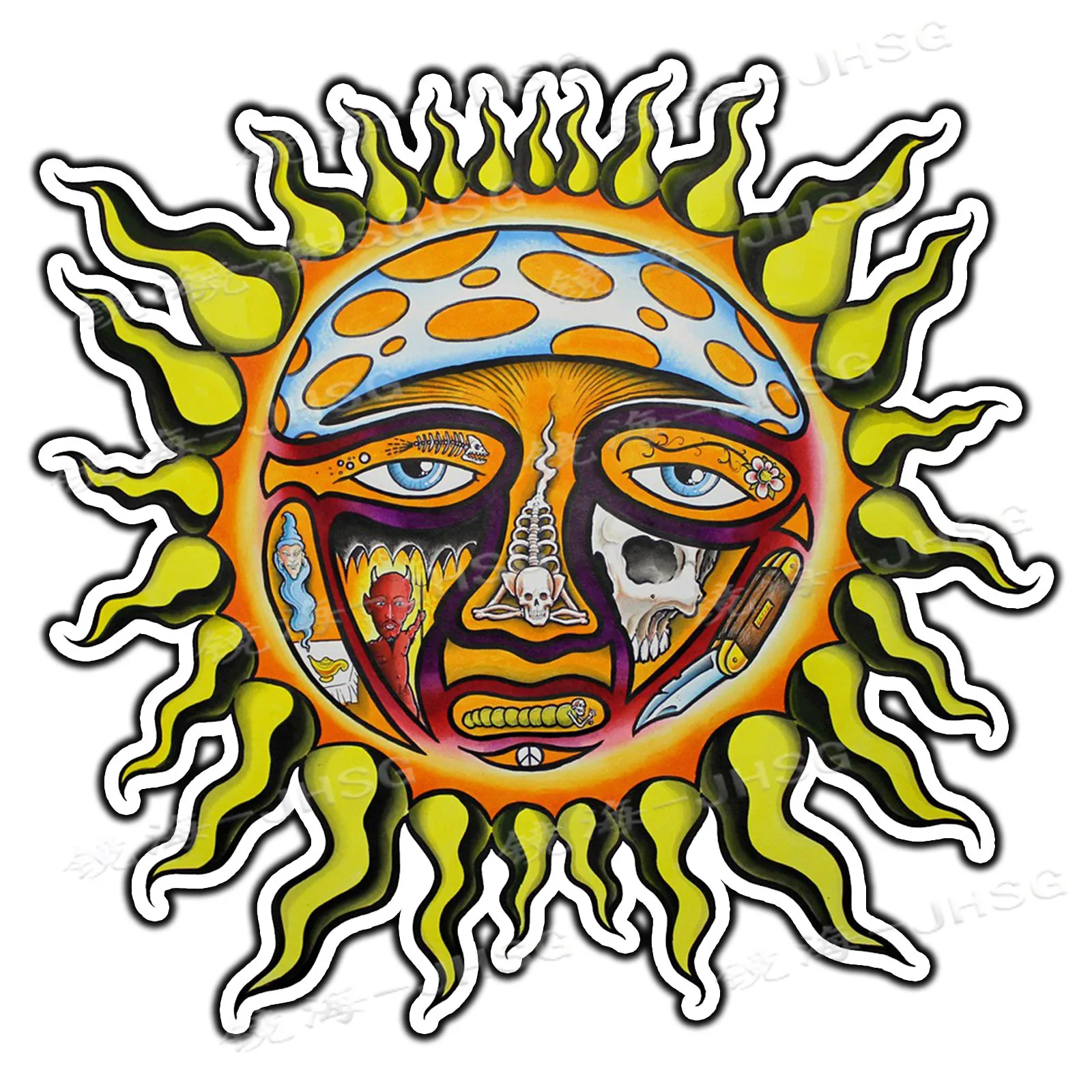 

Sublime Rock Sticker Waterproof Vinyl Decal Die Cutting Laptop Car-