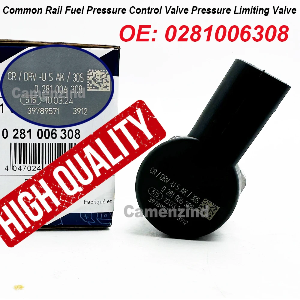 

Высококачественный клапан контроля давления топлива Common Rail, ограничительный клапан давления, регулятор давления, клапан DRV 0281006308 281006308