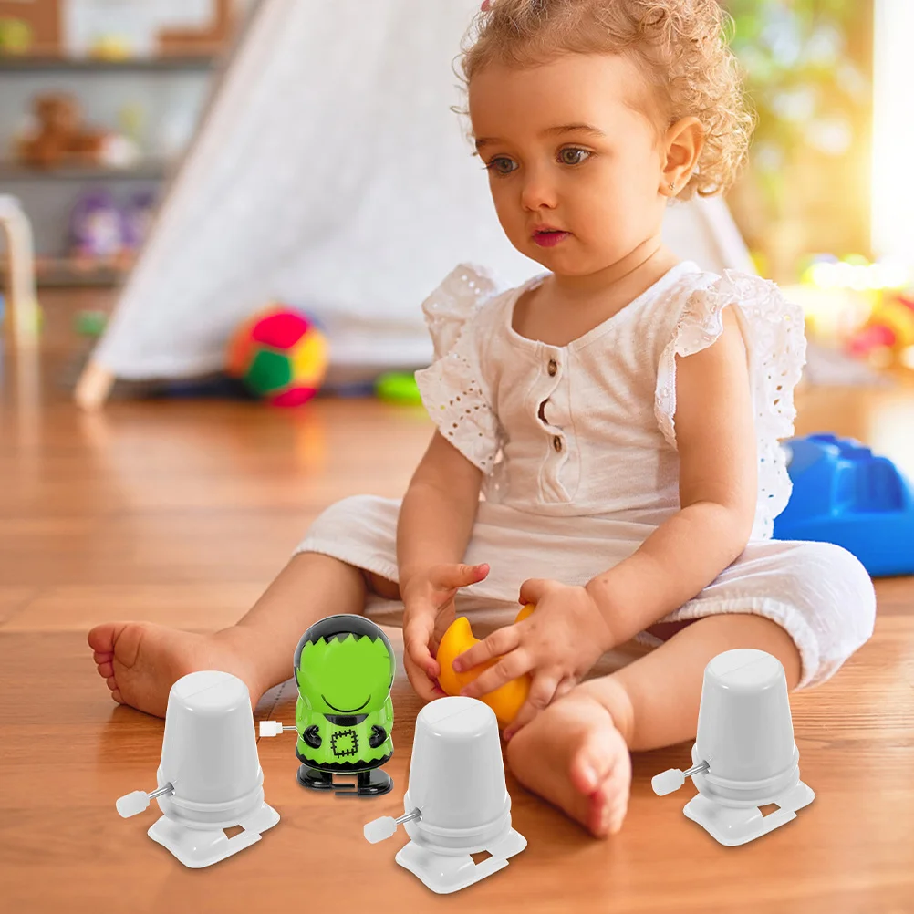 12 szt. Mechanizmów nakręcanych do robotów, mini części do chodzenia na nogach, akcesoria do majsterkowania, mechanizm nakręcany, elementy do rękodzieła z gliny, naprawa i montaż