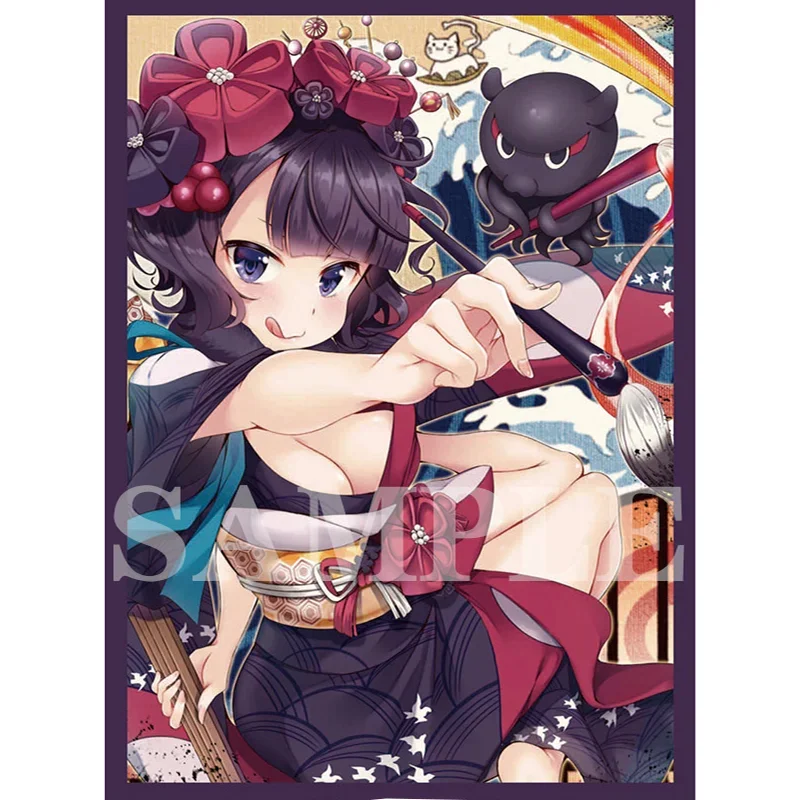 60 teile/satz Karten Ärmel Anime Schicksal fgo abigail katsushika hokusai selbst gemacht Anime Spiel sammeln Schutz Album Binder DIY Spielzeug