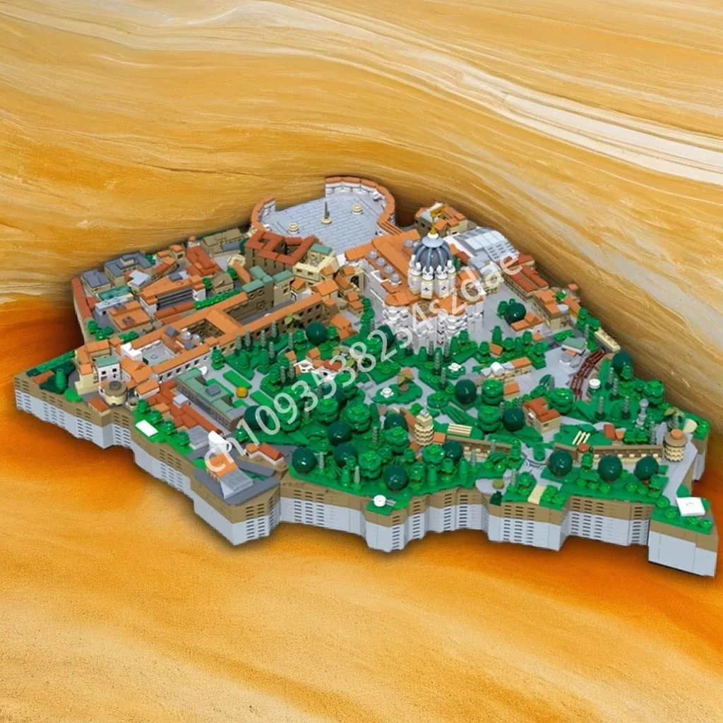 4879pcs MOC Vatican City Architecture Building Blocks Education Christmas toy Gift Education Educational Christmas toy Gift