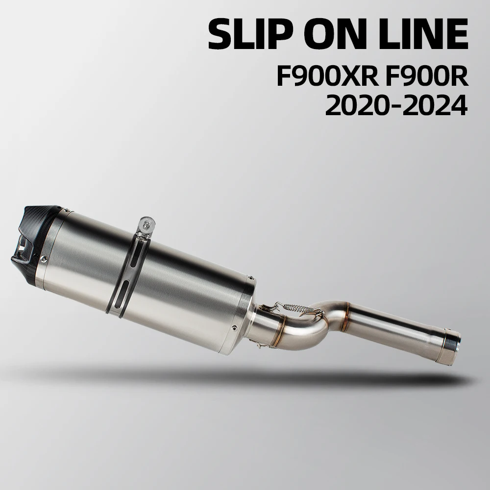 

Для мотоциклов BMW F900 F900R F900XR 2020-2024: Комплект выхлопной системы для стритбайков, выпускные коллекторы, труба, глушитель с DB Killer