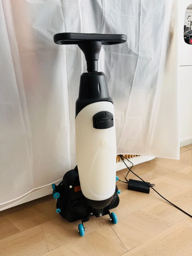 Cordless Automatic Floor Scrubber Battery Powerful Wet and Dry Cleaning Cleaner Mop Household Industry Sweeper Cleaner