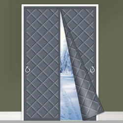 Winter cotton door, curtain, thickened, household air conditioning, thermal insulation, windproof partition curtain, windproof