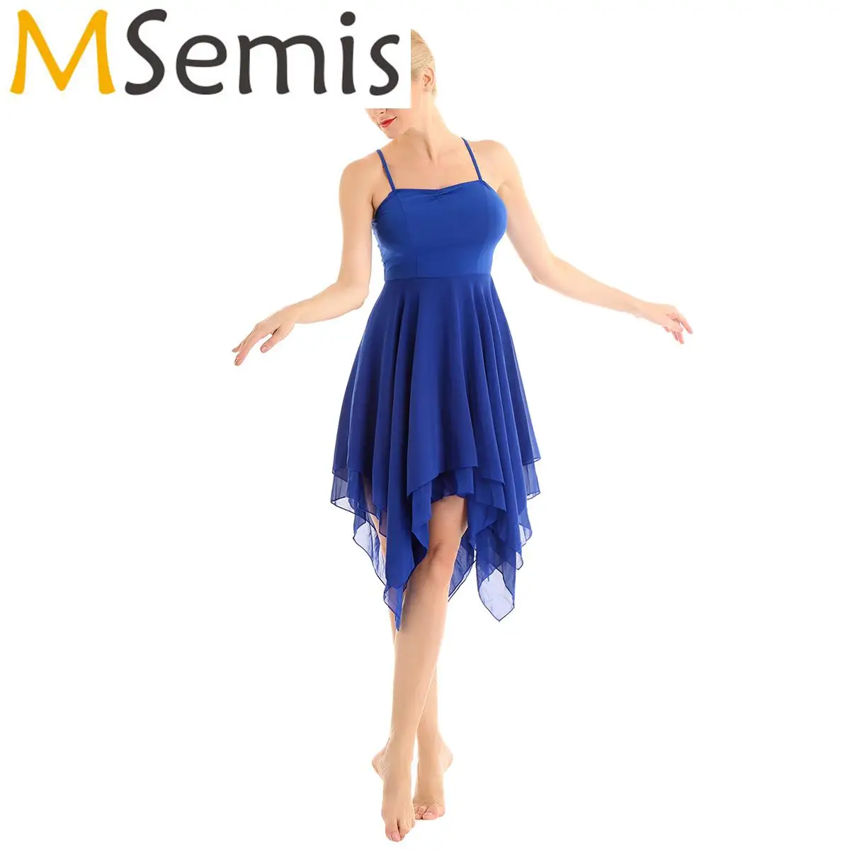 

Women Ballet Lyrical Dance Flowy Dress Ballerina Gymnastic Tights Classical Dance Costume Sleeveless Latin Jazz Dance Outfits