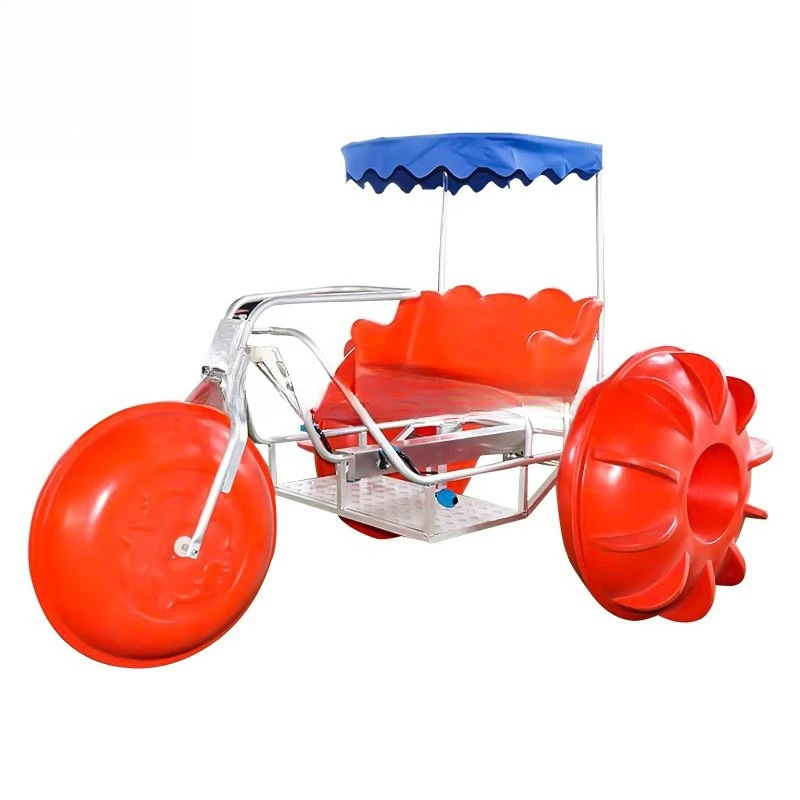 

Water tricycle rotational molding integrated water pedal boat double park sightseeing cruise