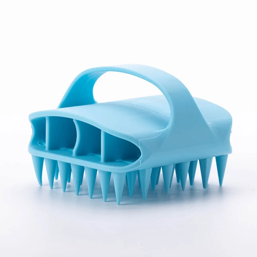 

Double-sided Silicone Bath Brush Massage Cleaning Shampoo Massager Brush Multi-functional Soft Bristle Shower Brush