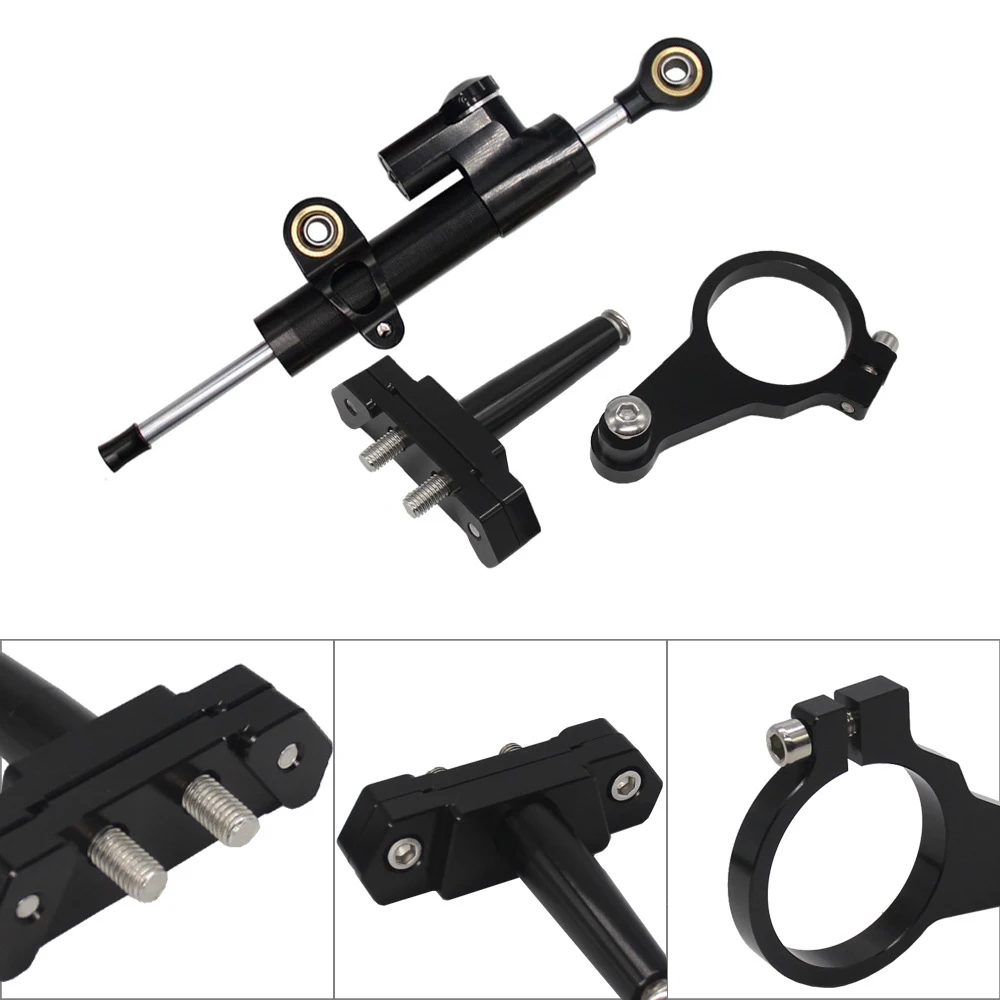 Motorcycle Steering Stabilize Damper Mount Bracket For Yamaha YZF R15 V3 2017-2020 Shock Absorber Direction Damping Bracket Kit
