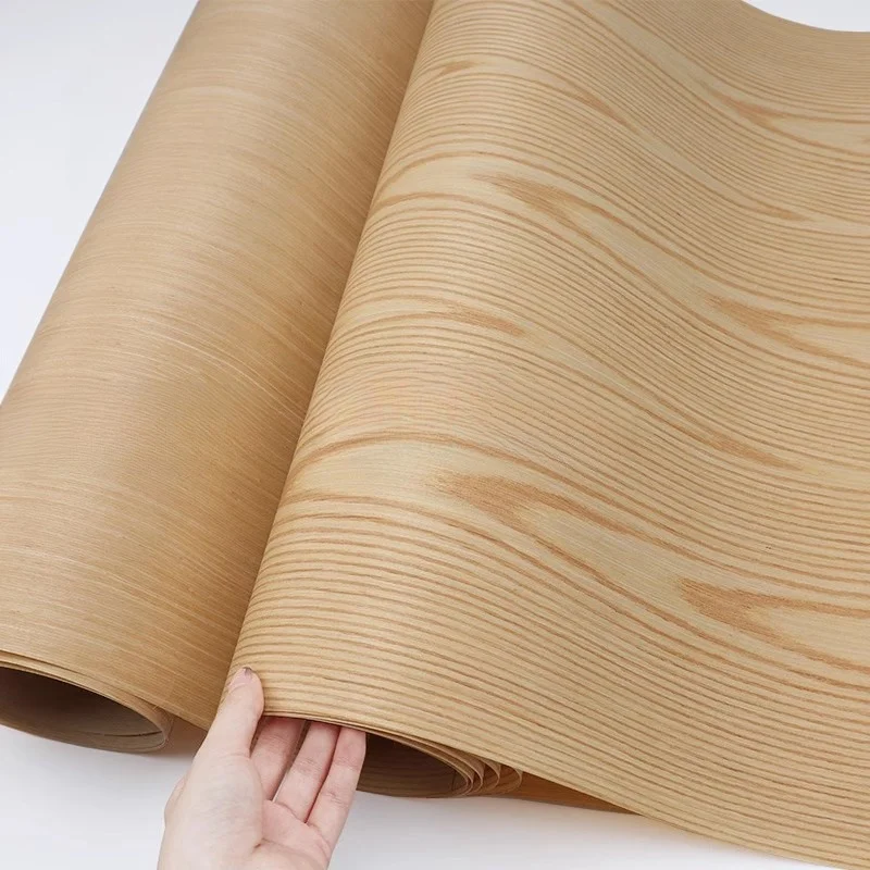 L:2.5Meters Width:58cm T:0.2mm Technological veneer ash pattern veneer hand-applied veneer large width without splicing