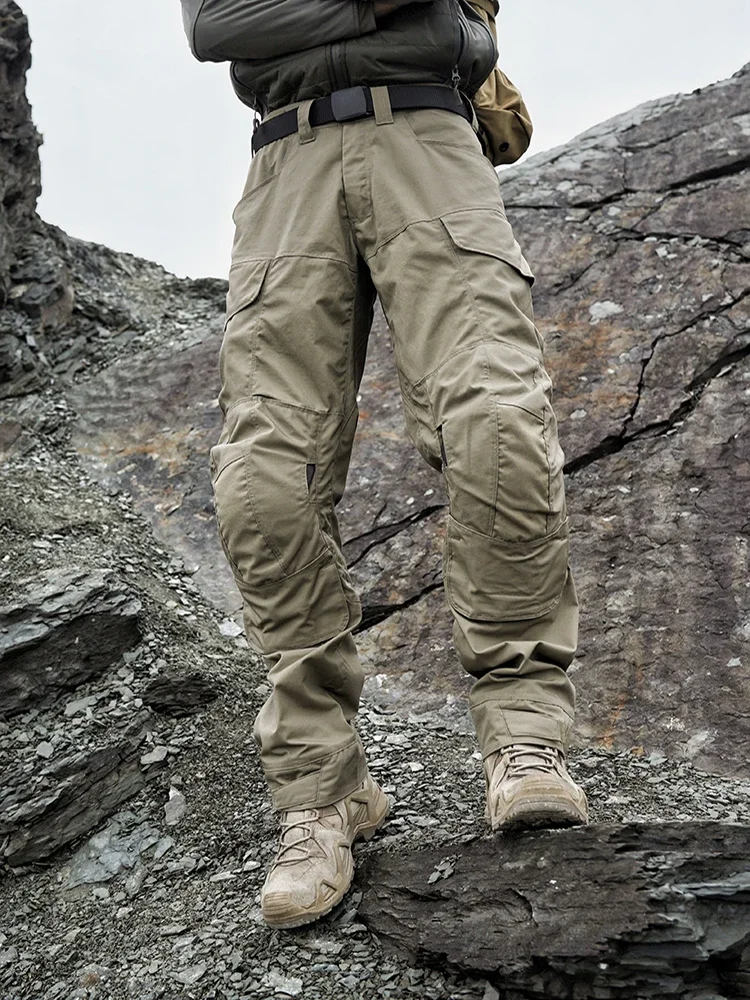 New Spring Wear-resistant Straight Overalls Anti-splashing Mountaineering Men's Outdoor Raider Second-generation Tactical Pants
