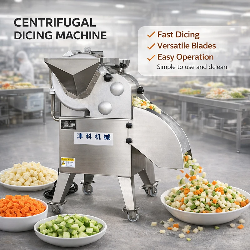 

Stainless Steel Centrifugal Dicer Industrial Vegetable Fruit Dicing Machine Food Processor for Food Processing Plant