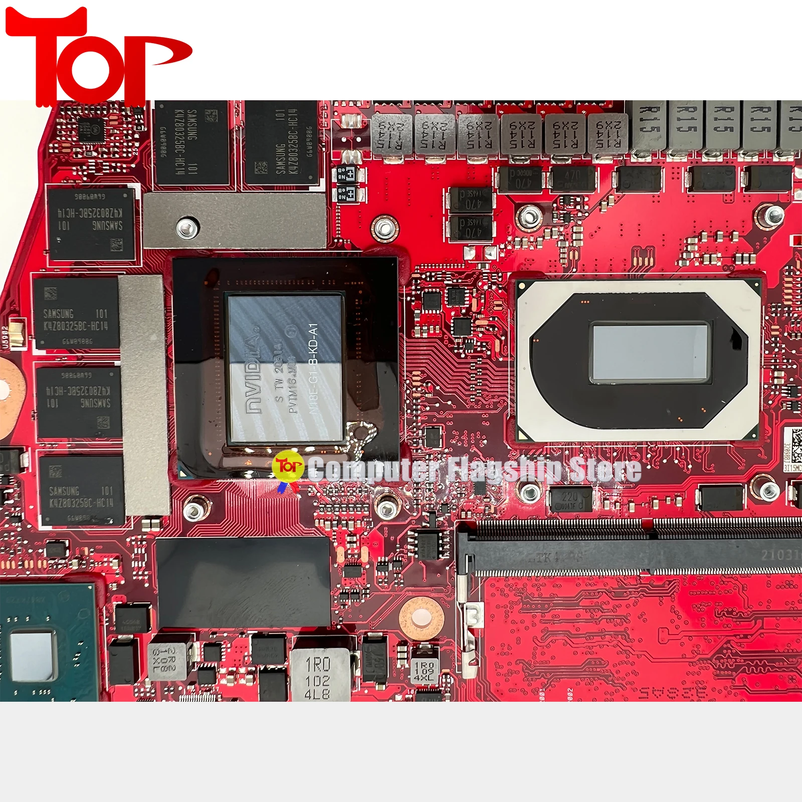 Imagem -05 - Placa-mãe Portátil Gx502lxs para Asus Zephyrus M15 Gu502l Gu502lv Gu502lw Gu502lu Mainboard I710th 8g-ram Rtx2060 2070 2080