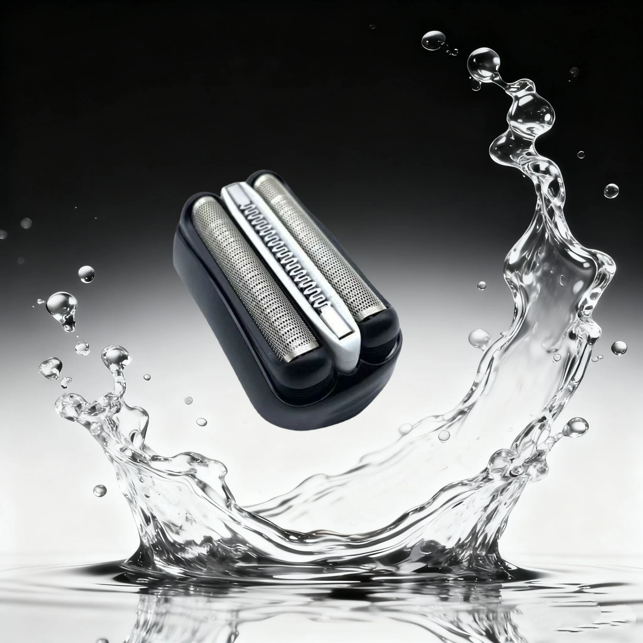 رأس شفرة بديلة وغطاء شبكي لشفرات الحلاقة الكهربائية - موديل 32B، مضاد للخدش، خاص بالرجال