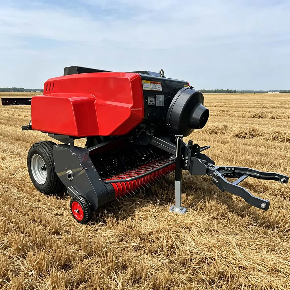 New Engine Driven Tractor Hydraulic Gearbox Square Baler for Silage Hay Grass Wrapping High China Henan 6-Month Warranty Farm view 6