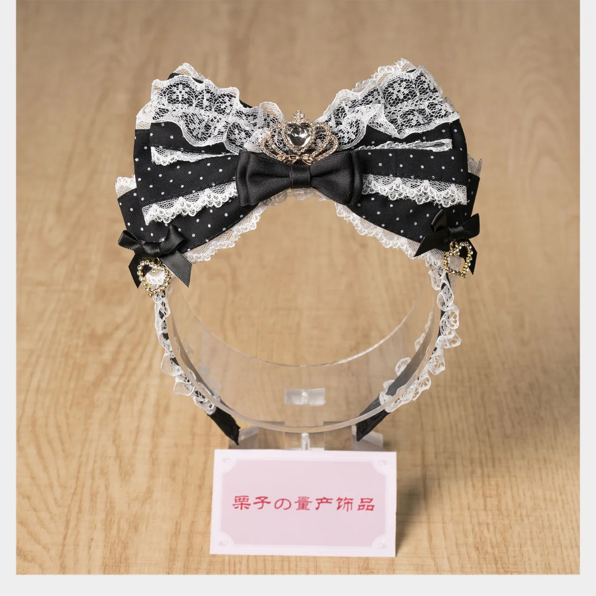 Lolita Hair Accessories Y2K Things Lace Crown Hair Bow Hairpin Hair Band Headband Cute Core Japanese Style Jk Head Jewelry 3