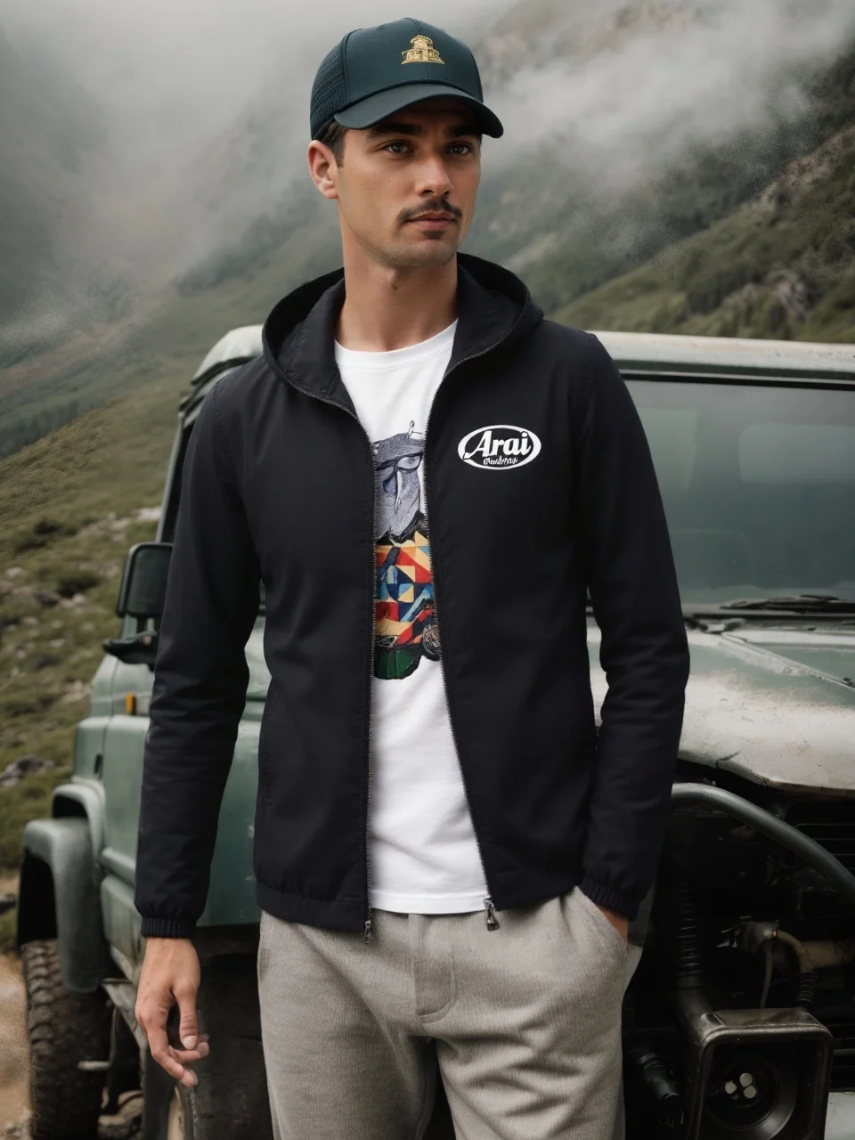 

Explosive hot selling fashion Arai motorcycle men's spring and autumn baseball jacket casual jacket men's hip-hop street windbre