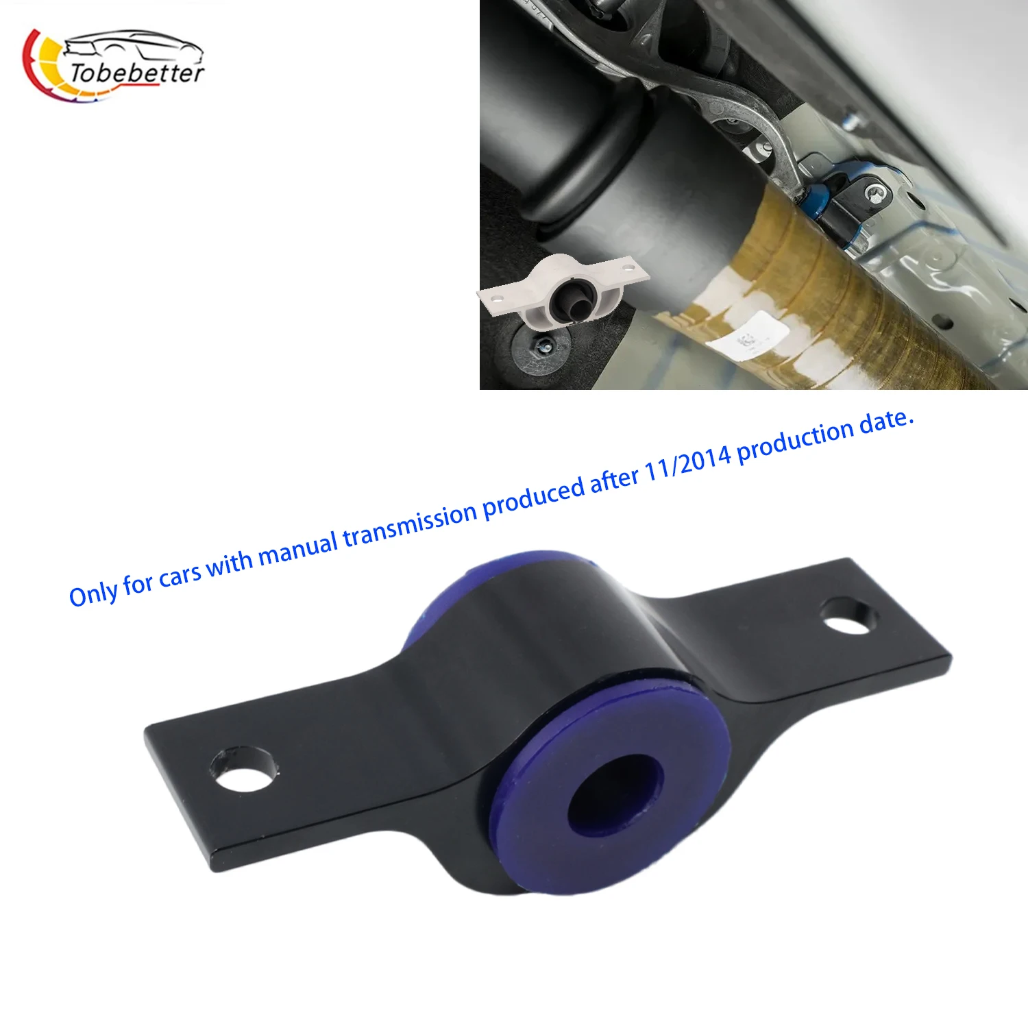 Rear Turner Shift Rod Bracket aluminum 25118614288 for BMW F20, F21, F22, F23, F87, F30, F31, F34, F80, F32, F33, F36, F82, F83