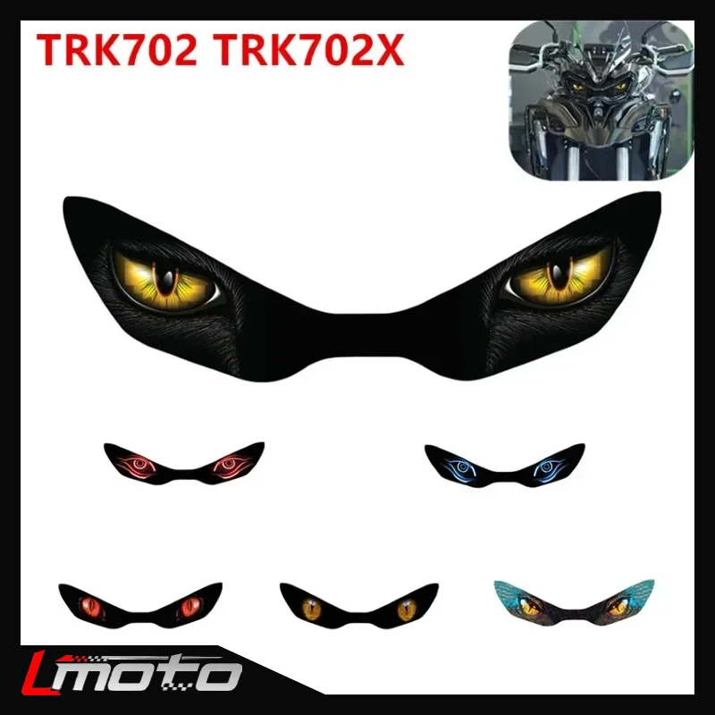 

Motorcycle accessories headlight protection sticker For Benelli TRK 702 X 2022 TRK702 2023 TRK702X headlights eye body sticker