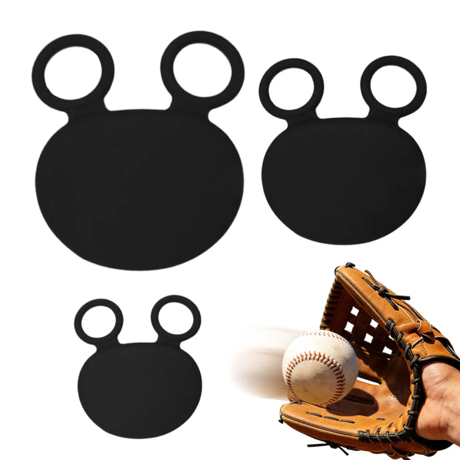 Palm Protector 3 Piece Softball Glove Silicone Palm Guard For Baseball & Softball For Injury Sting Prevention Hockey Training
