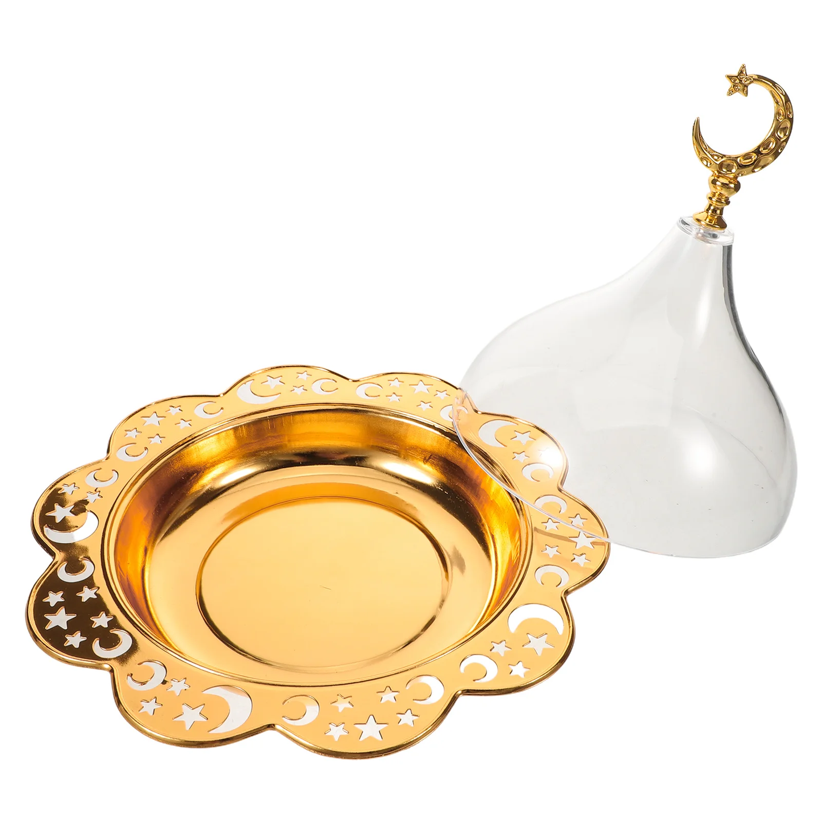 

European Style Round Fruit Tray Rack for Dry Fruits Snacks Candy Plate Ideal for Festival Celebration Serving Platter