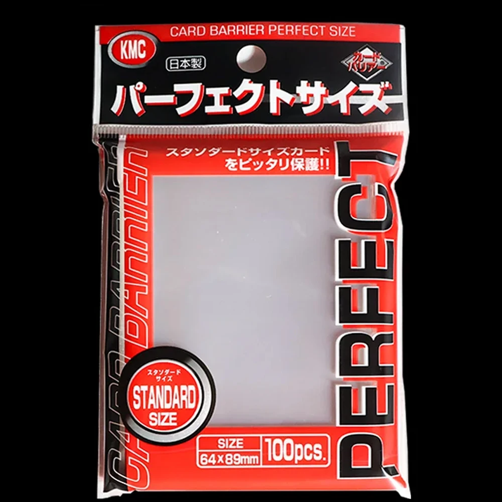 100pcs 64x89mm PKM Clear Inner Card Sleeve Trading Card Sleeve No PVC Fit Standard Size MTG/PTCG/OPCG Card Game