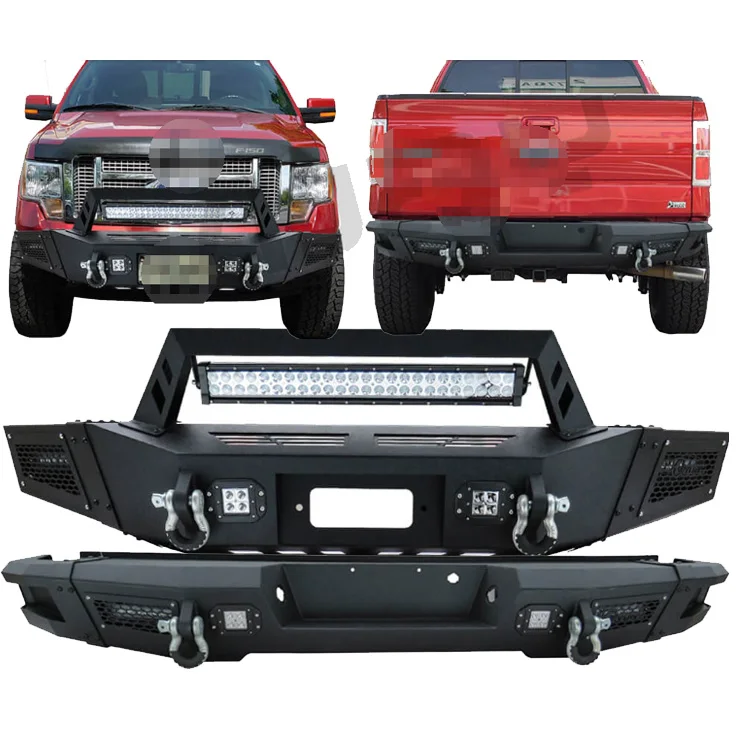 

2009-2014Front Bumper Rear Bumper Offroad Accessories Led Lights D-Rings Pickup Truck Bumper for F150