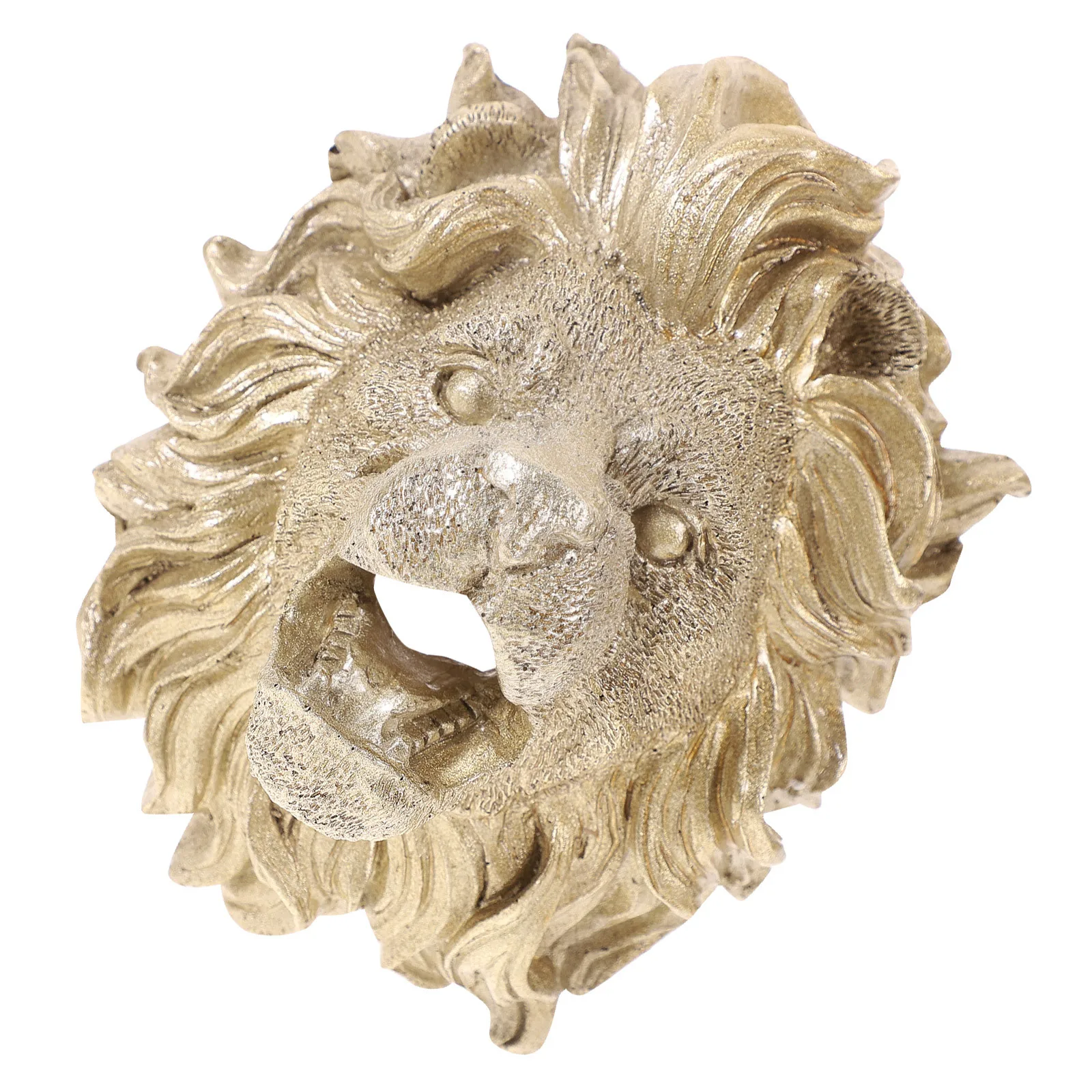 

Professional Lion Head Fountain Nozzle Realistic Colors Easy Install Courtyard Garden Water Sprayer Decor Fountain Nozzle