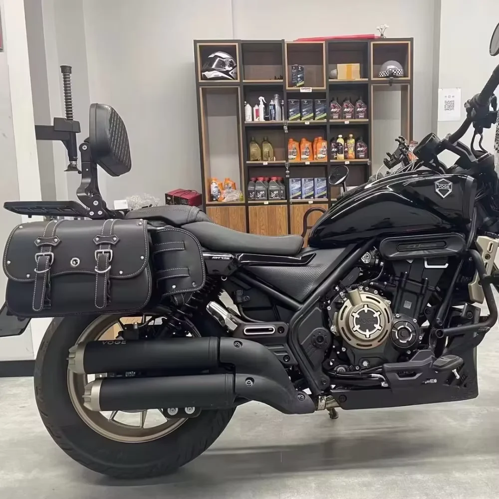 Aluminum Folding Backrest Rear Rack Modification with Comfort Soft Backrest for VOGE CU525 Urban Edition, Touring Version