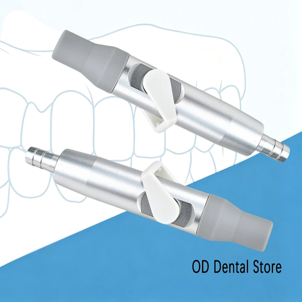 Dental Saliva Ejector Weak Suction Handle Valve Tip Adapter Gray Silicone Cover for Oral Hygiene Dental Clinic Accessory