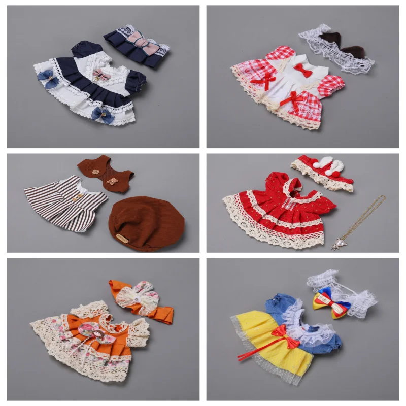 

Cute 20cm Cotton Doll Clothes Dresses Children Toys Gift Dolls Accessories